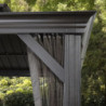 Tonnelle Messina 298x363cm en aluminium anthracite - SOJAG