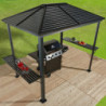 Abri barbecue Ventura en aluminium et acier - 3,98m² - SOJAG