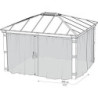 Set de moustiquaires en polyester pour pergola Dallas 4300 Palram - Canopia