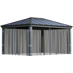 Set de moustiquaires en polyester pour pergola Dallas 4900 Palram - Canopia