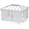 Set de moustiquaires en polyester pour pergola Dallas 4900 Palram - Canopia