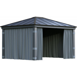 Ensemble de rideaux pour pergolas Dallas 4300 de 15,5m² - Palram - Canopia