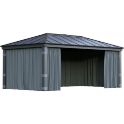 Ensemble de rideaux pour pergolas Dallas 6100 de 22m² - Palram - Canopia