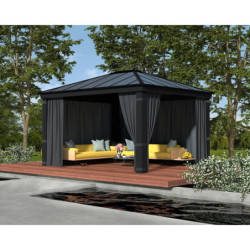 Ensemble de rideaux pour pergolas Dallas 6100 de 22m² - Palram - Canopia