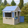 Cabane de jeux en bois pour enfants 120x120x155cm Delfin Wendi Toys