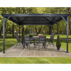 Tonnelle de jardin Ventura 296x423cm en aluminium thermolaqué – SOJAG