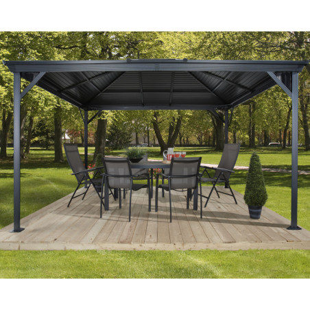 Tonnelle de jardin Ventura 296x423cm en aluminium thermolaqué – SOJAG