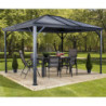 Tonnelle de jardin Ventura 296x423cm en aluminium thermolaqué – SOJAG