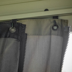 Tonnelle Messina 298x363cm en aluminium laqué champagne - SOJAG