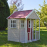 Cabane de jeux en bois pour enfants 120x120x155cm Fuchs de Wendi Toys