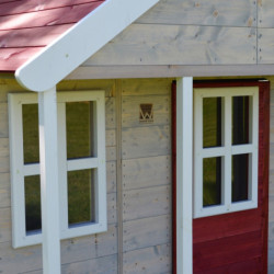 Cabane de jeux en bois pour enfants 120x120x155cm Fuchs de Wendi Toys