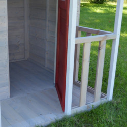 Cabane de jeux en bois pour enfants 120x120x155cm Fuchs de Wendi Toys