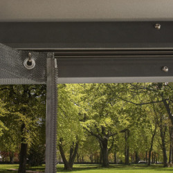 Tonnelle Messina 363x598cm en aluminium anthracite - SOJAG