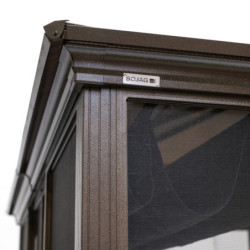 Jardin d’hiver Castel 362x298cm aluminium et polycarbonate SOJAG