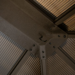 Jardin d’hiver Castel 362x298cm aluminium et polycarbonate SOJAG