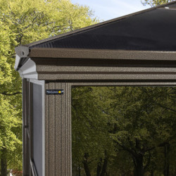 Jardin d’hiver Castel 362x427cm aluminium et polycarbonate SOJAG