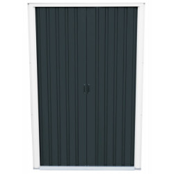 Abri en métal anthracite Titan Premium 4,77m² DURAMAX