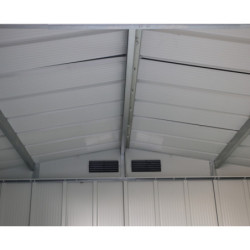 Abri en métal anthracite Titan Premium 4,77m² DURAMAX