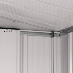 Abri en métal anthracite Titan Premium 4,77m² DURAMAX