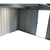 Abri en métal anthracite Colussus 9,72m² - parois hautes DURAMAX
