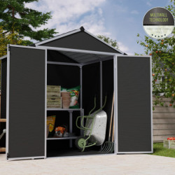 Abri de jardin 2,8m² en polycarbonate RUBICON - Palram - Canopia