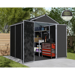 Abri de jardin 4,2m² en polycarbonate RUBICON - Palram - Canopia
