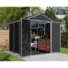 Abri de jardin 4,2m² en polycarbonate RUBICON - Palram - Canopia