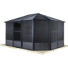 Pavillon Charlestone de SOJAG 384x384cm en aluminium et acier