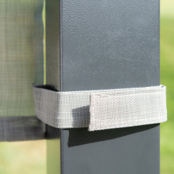 Pergola Yamba 14,6m² en aluminium anthracite avec store - SOJAG