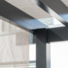 Pergola Yamba 14,6m² en aluminium anthracite avec store - SOJAG