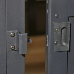 Pavillon adossé Charlestone SOJAG 309x404cm en aluminium et acier