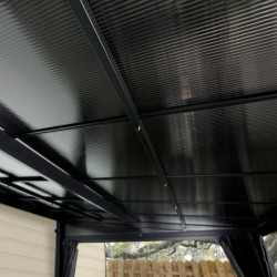 Tonnelle 424x296cm St. Barth aluminium et polycarbonate SOJAG