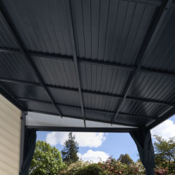 Tonnelle 363x298cm Portland aluminium et acier galvanisé SOJAG
