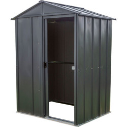 Petit abri 1,5m² en acier galvanisé gris anthracite - Spacemaker