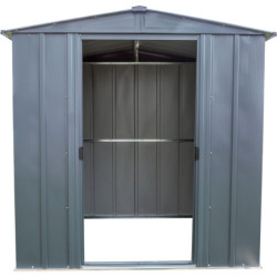 Petit abri 2,5m² en acier galvanisé gris anthracite - Spacemaker