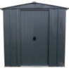 Petit abri 2,5m² en acier galvanisé gris anthracite - Spacemaker