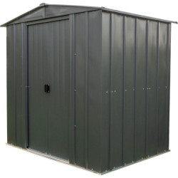 Petit abri 2,5m² en acier galvanisé gris anthracite - Spacemaker