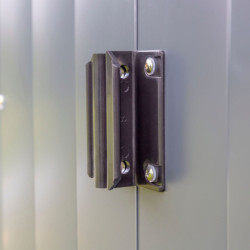 Petit abri 2,5m² en acier galvanisé gris anthracite - Spacemaker