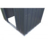 Petit abri 2,5m² en acier galvanisé gris anthracite - Spacemaker