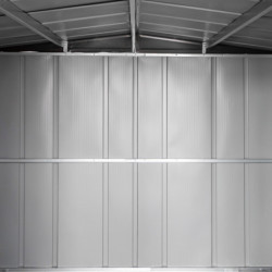 Petit abri 2,93m² en acier galvanisé aspect bois - Spacemaker