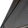 Store latéral en alu anthracite pour pergola 3x4m Ombrea