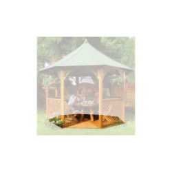 Plancher pour pavillon octogonal 3,46m² Habrita