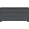 Coffre de jardin en résine anthracite 416L DURAMAX