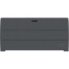 Coffre de jardin en résine anthracite 416L DURAMAX
