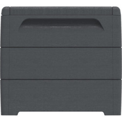 Coffre de jardin en résine anthracite 416L DURAMAX