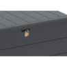 Coffre de jardin en résine anthracite 416L DURAMAX