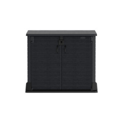 Armoire de jardin en résine gris 850L DURAMAX