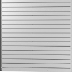 Abri toit plat en métal gris 5,22m² avec panneaux de 0.5mm - DURAMAX