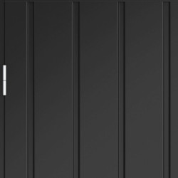 Abri toit plat en métal anthracite 5,22m², panneaux de 0.5mm - DURAMAX