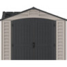 Abri de jardin en PVC 8,05m² + kit de fondation DarkGrey Apex Duramax